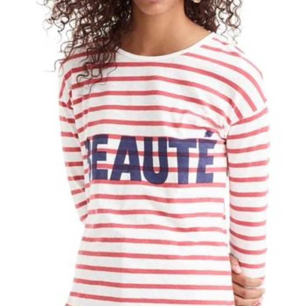 J. Crew Striped Long Sleeve Tee - Picture 6 of 6